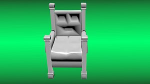 silla 3d blend