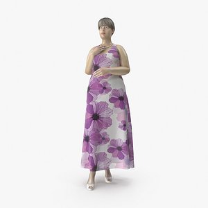 3D model size mannequin 01 pose