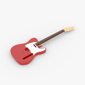 Telecaster CNC Model 2D-3D-PDF