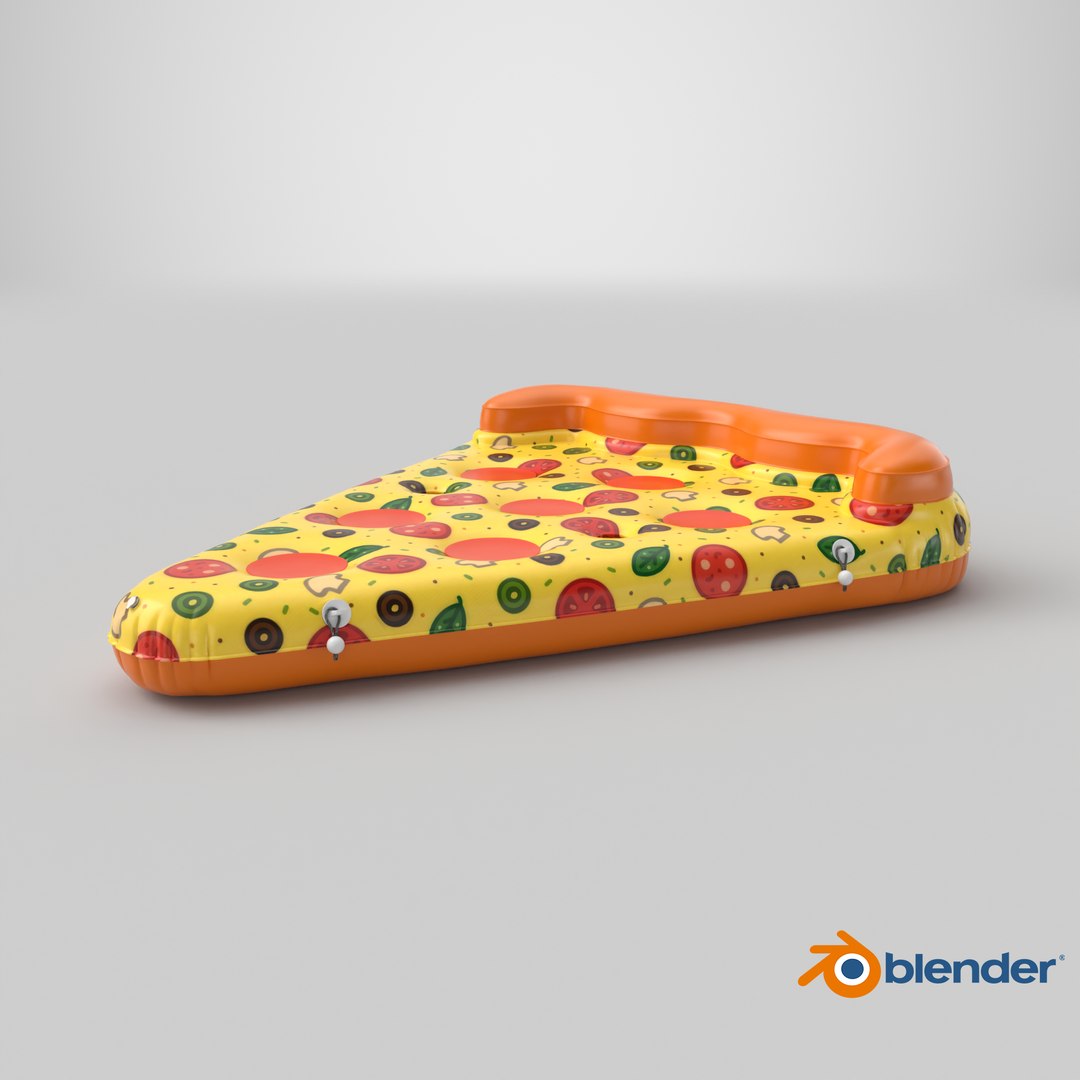 3D Model Pizza Swimming Pool Float - TurboSquid 2399270
