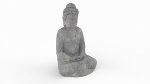 Stone Sitting Buddha Statue