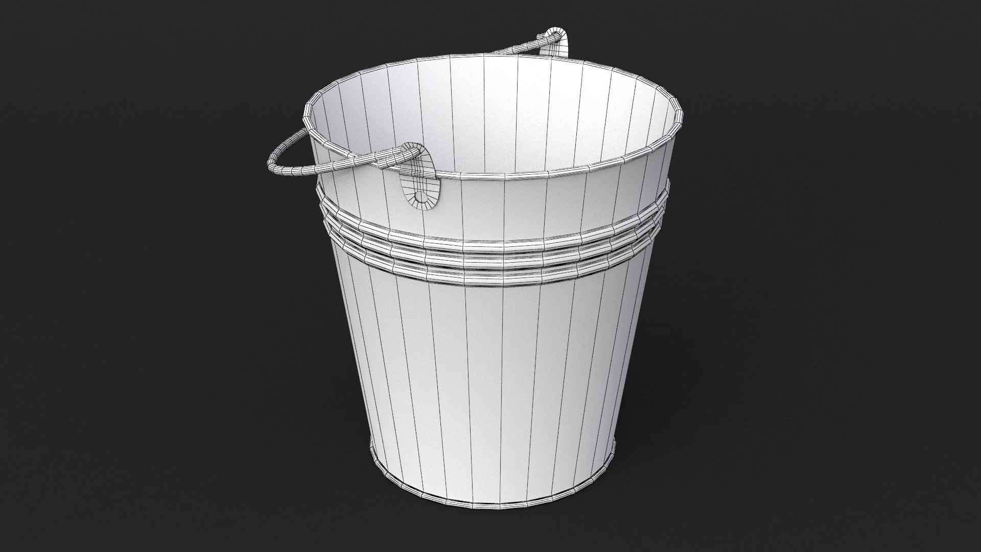 3D Old Metal Bucket HD model - TurboSquid 2174236