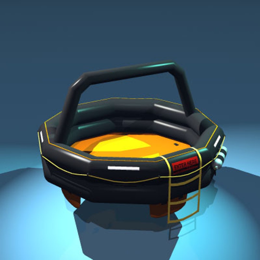 3d Rescue Liferaft