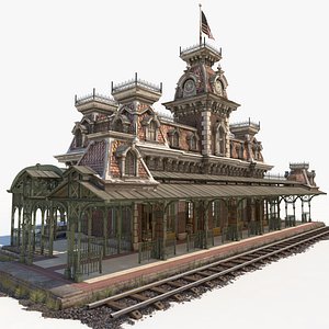 Old Abandoned Railroad Station