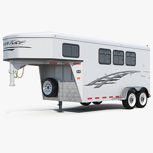 horse living quarters trailer model