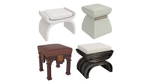 Four pouf stool