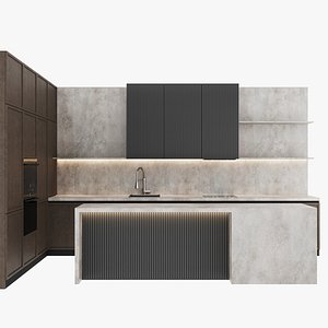Modern kitchen with island 1
