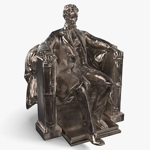 Bronze Tabletop Statue of President Lincoln