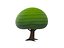 3D Cartoon Tree 007 model