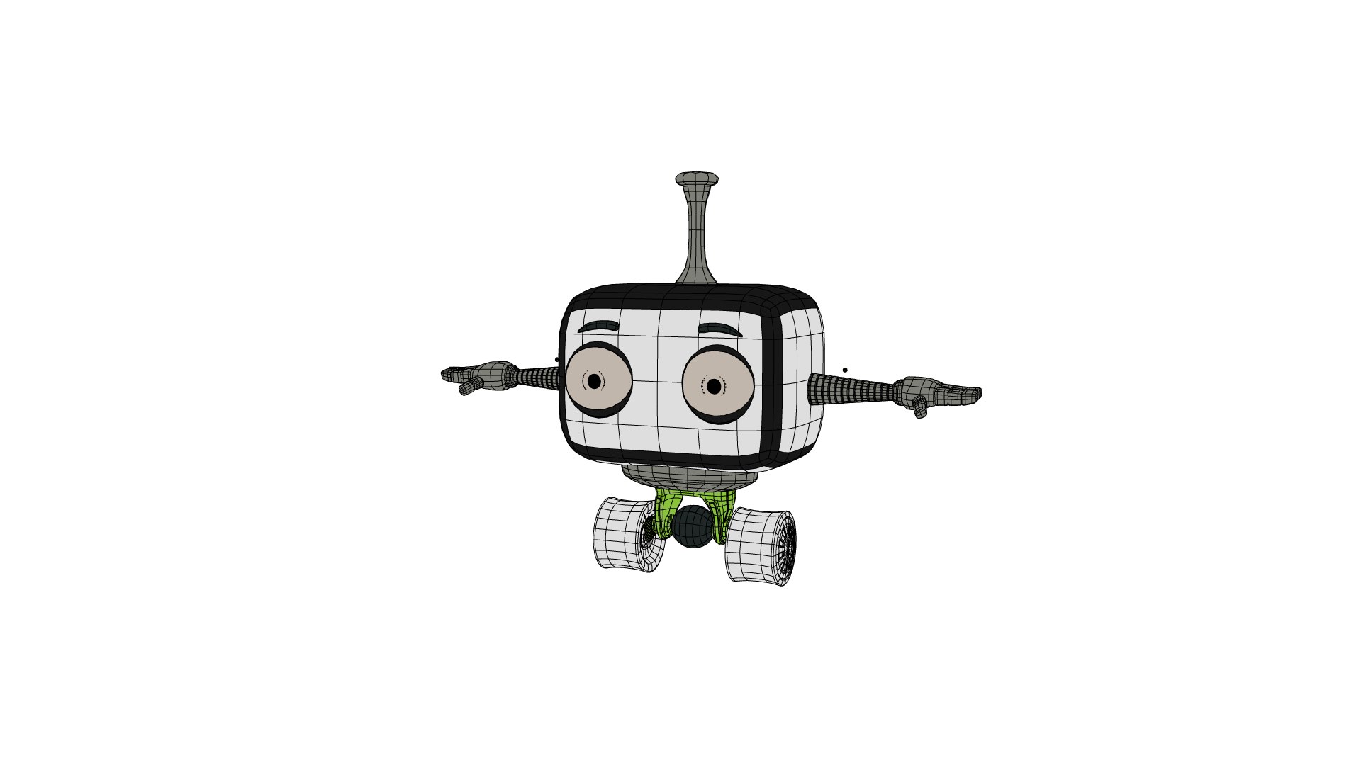 free ma model robot rig