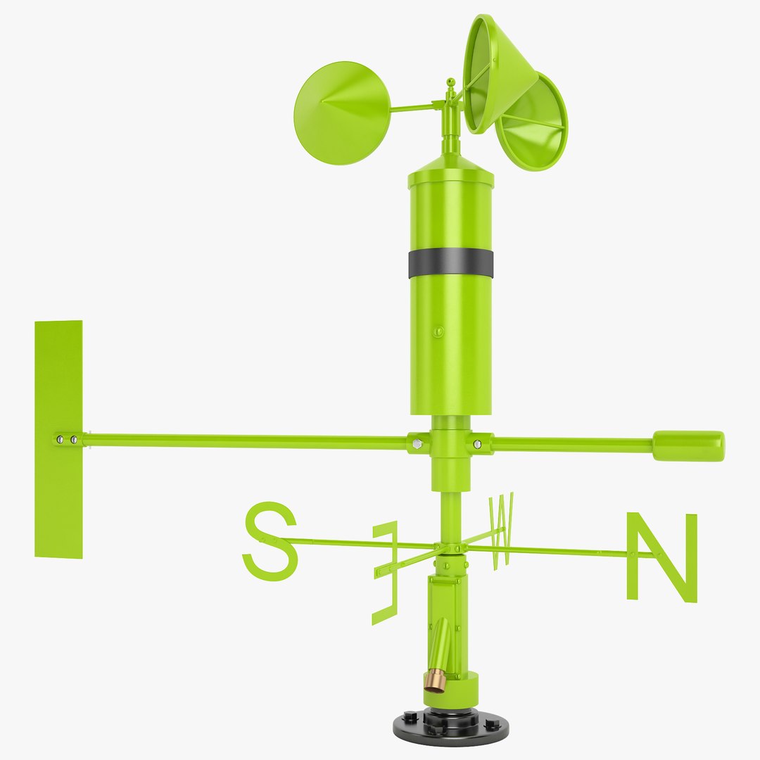 Wind speed sensor 3D model Circuit Diagram