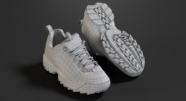 3D realistic sneakers fila model - TurboSquid 1439160