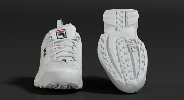 3D realistic sneakers fila model - TurboSquid 1439160