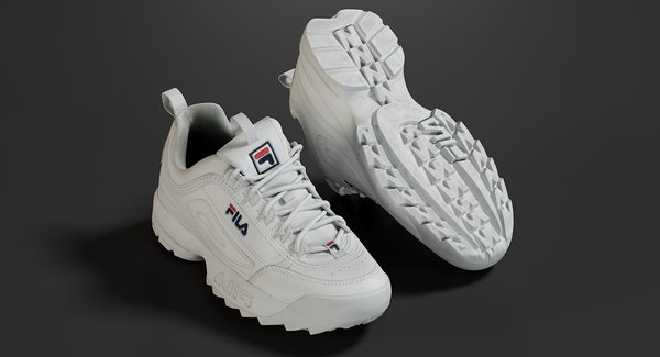 3D realistic sneakers fila model - TurboSquid 1439160