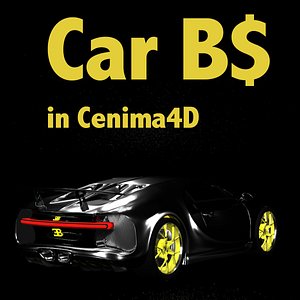 car B 3D model