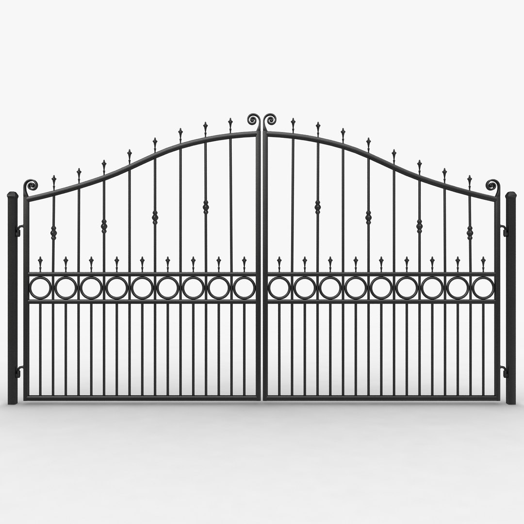 3D Gates Scanline Ready - TurboSquid 1232047