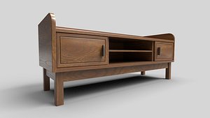 TV Rack N37 3D model