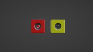 Speaker Stereo Moniter 3D