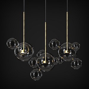 suspension light giopato coombes 3D model