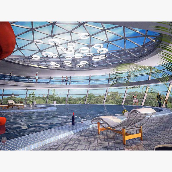 modelo 3d Interior de la piscina - TurboSquid 1751295