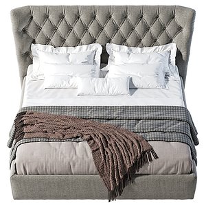 bed pouf 3D
