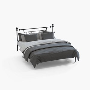 metal bed model