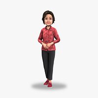Cartoon Old Woman mom mother