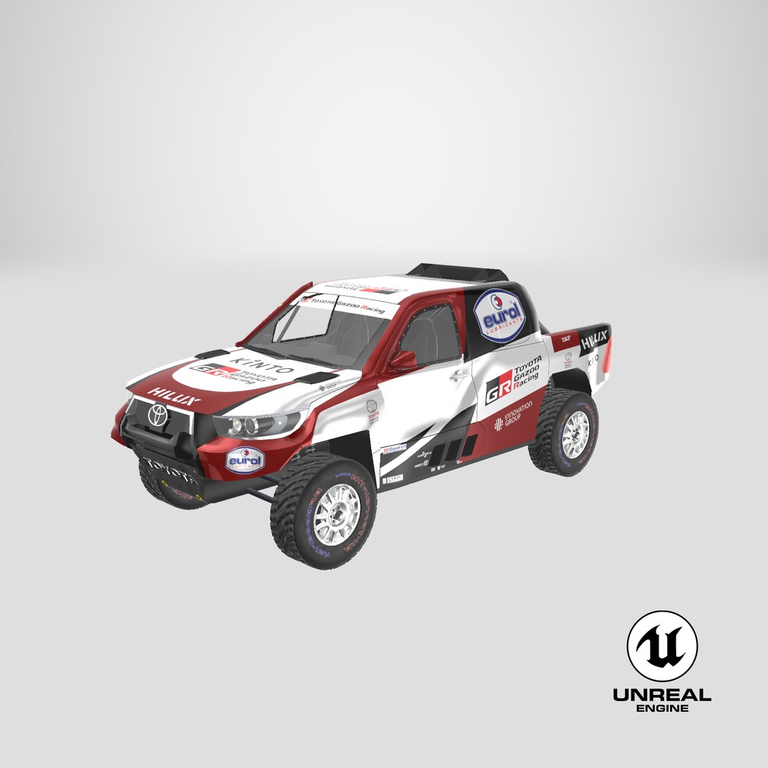 3D toyota hilux dakar https://p.turbosquid.com/ts-thumb/1y/bRMqai/Ls/stemcell_unreal_render/png/1612205176/1920x1080/fit_q87/26e4e6a8e0e0c09e19a121bead732a93f7f5b361/stemcell_unreal_render.jpg