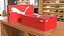Картонная коробка для обуви Puma, красная