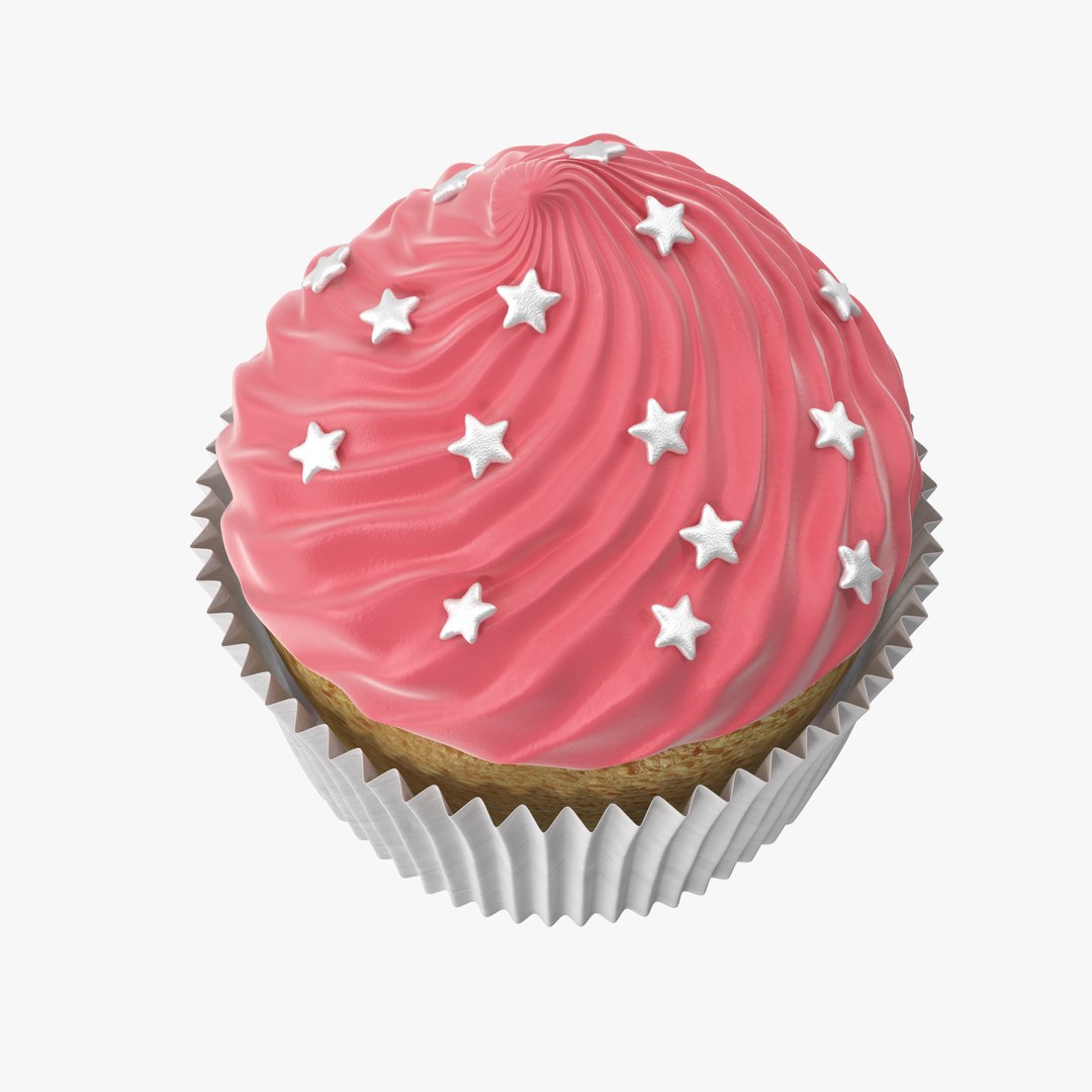 3D cake cupcake - TurboSquid 1350188