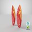 Surfboard 3D model