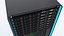 3D model server rack