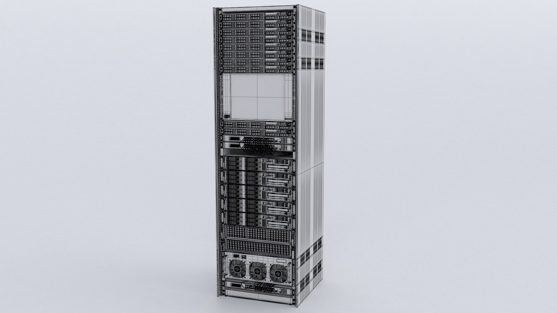 3D model server rack - TurboSquid 1650864