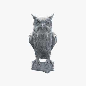 3D Medieval Owl model