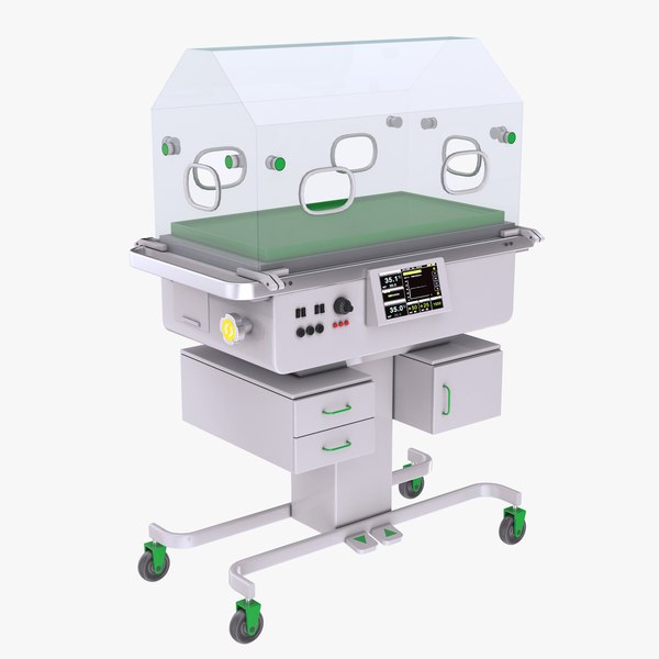 3D Infant Incubator Green TurboSquid 1913049