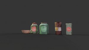 3D Jars model
