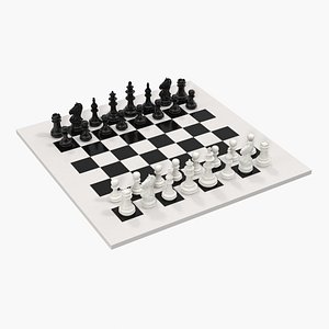 Schach für drei Spieler 3D-Modell - TurboSquid 2031369