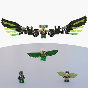 3D Lego Vulture  mini pack
