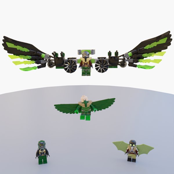 3D Lego Vulture mini pack