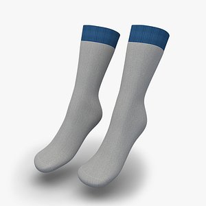 Socks Blue Grey