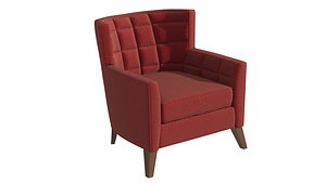 Kellex Guy Lounge Chair With Buttonless Tufts