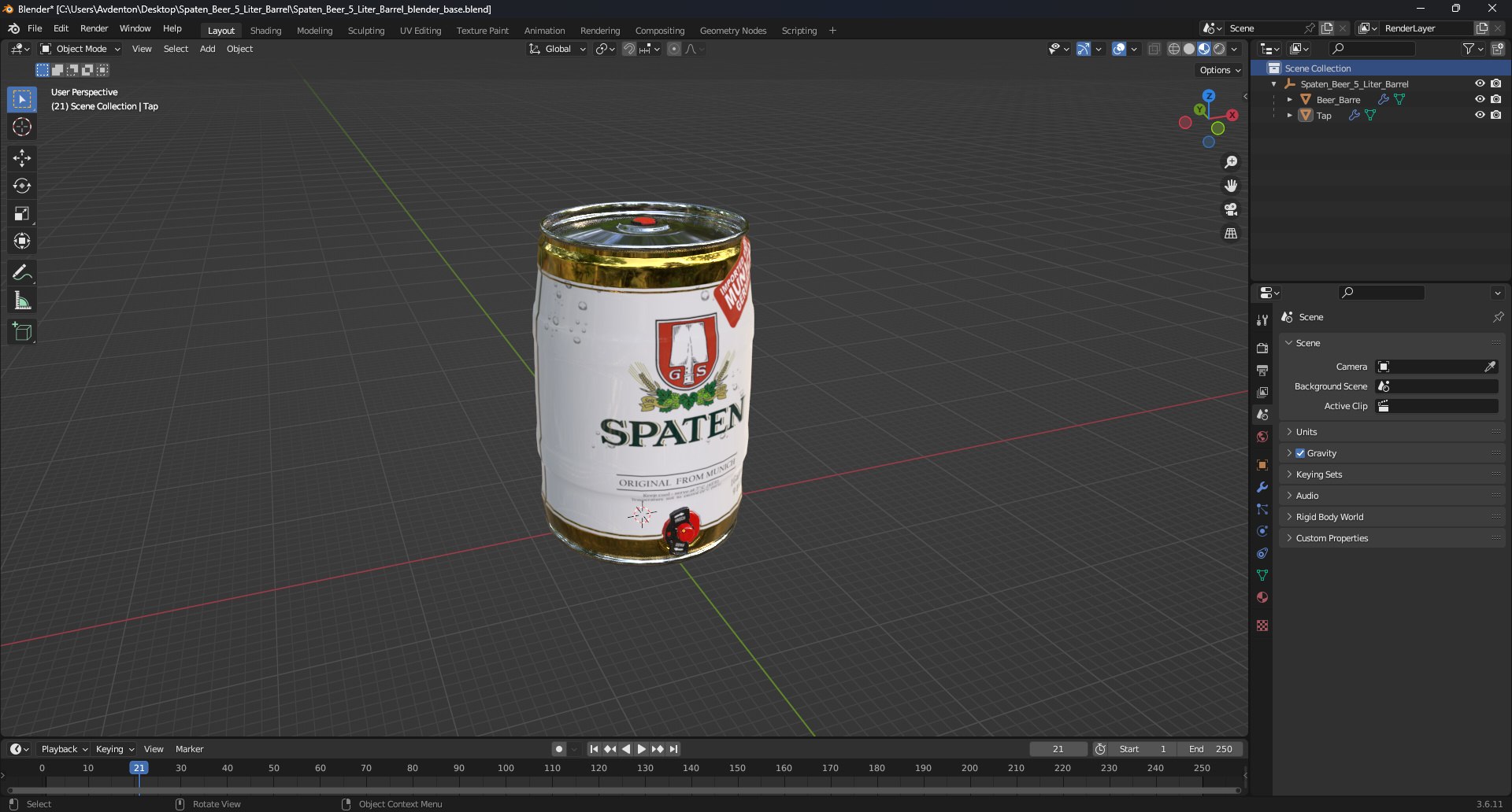 Spaten Beer 5 Liter Barrel 3D https://p.turbosquid.com/ts-thumb/1y/sShjTe/lk/spatenbeer5literbarrelvray3dmodel024/jpg/1725562660/1920x1080/fit_q87/5be23c39a14ecdd1e3b8ad65a8e24da6c82d5d00/spatenbeer5literbarrelvray3dmodel024.jpg