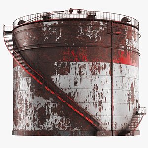 Detailed Apocalyptic Oil Storage