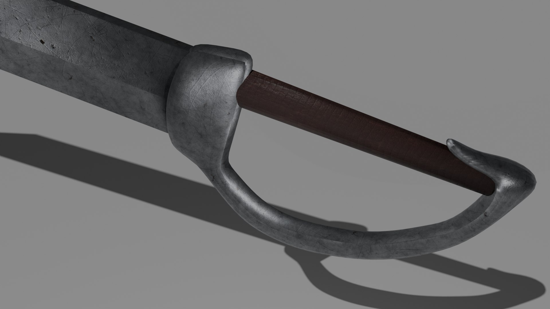 3D Sabre Sword Model - TurboSquid 2307117