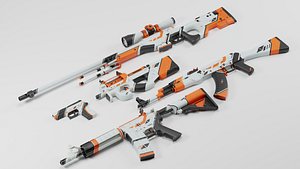 3D model Asiimov Collection