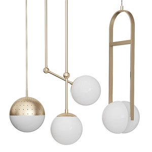 3D model pendants set 7 -