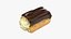 Colección de éclairs de chocolate