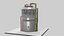 Low-Poly Industrial Storage Tank