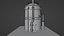 Low-Poly Industrial Storage Tank