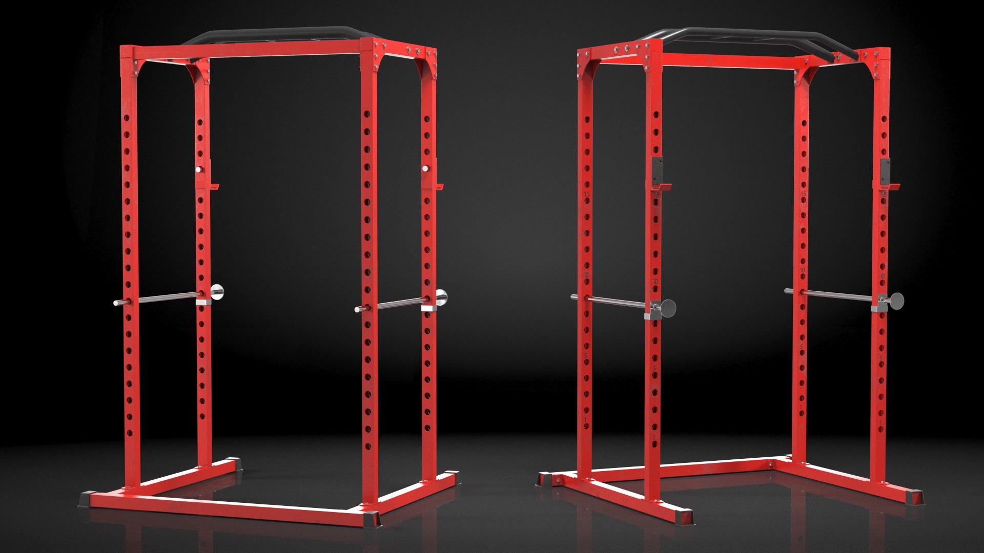 3D Power Rack Red - TurboSquid 1820913